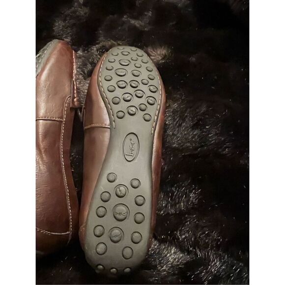 BOC Born O Concept Women's Size 8 Brown Leather Comfort Driver Penny Loafers - Picture 5 of 5